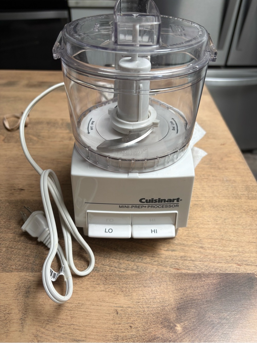 Cuisinart White Mini-Prep Food Processor with Clear Bowl